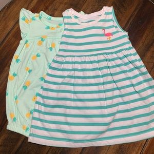 OLD NAVY set summer dress and romper